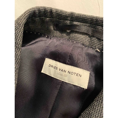 Pre-owned Dries Van Noten Wool Vest In Grey