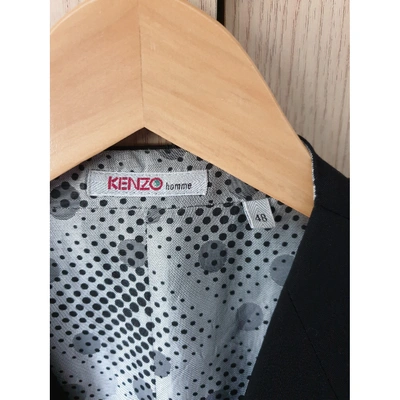 Pre-owned Kenzo Wool Vest In Black