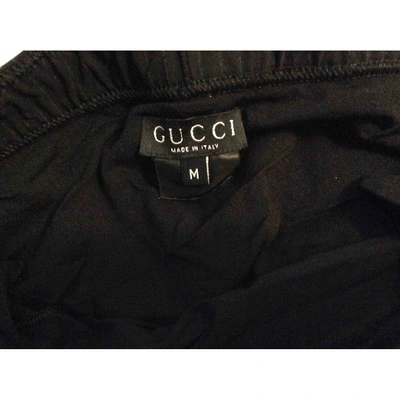 Pre-owned Gucci Swimwear In Black