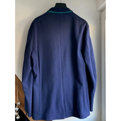 Pre-owned Brooks Brothers Blue Cotton Jacket