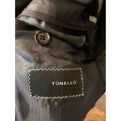 Pre-owned Tonello Blue Wool Suits