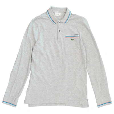 Pre-owned Lacoste Live Polo Shirt In Grey