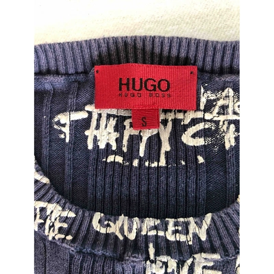 Pre-owned Hugo Boss Blue Cotton T-shirts