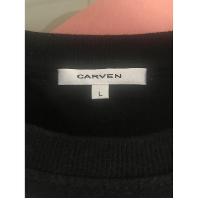 Pre-owned Carven Sweatshirt In Black