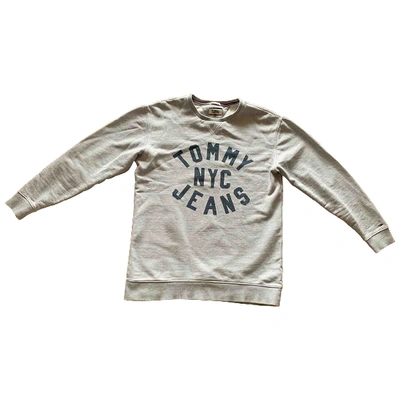 Pre-owned Tommy Jeans Grey Cotton Knitwear & Sweatshirt