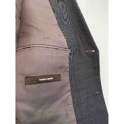 Pre-owned Z Zegna Grey Wool Suits