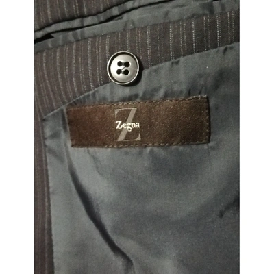 Pre-owned Z Zegna Wool Vest In Blue