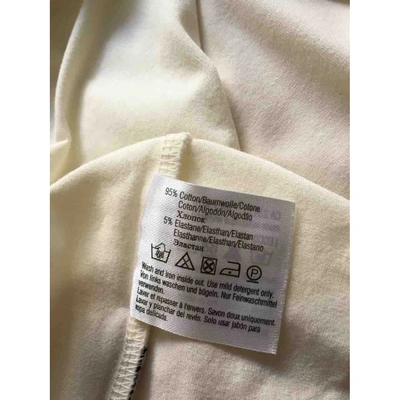 Pre-owned Hugo Boss Beige Cotton T-shirts