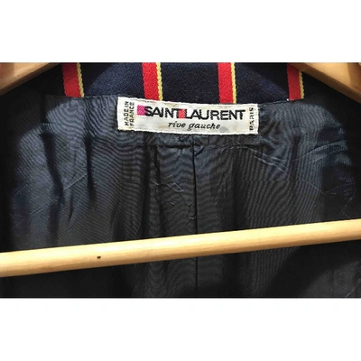 Pre-owned Saint Laurent Red Cotton Jacket