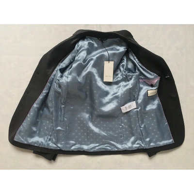 Pre-owned Gucci Black Leather Jacket