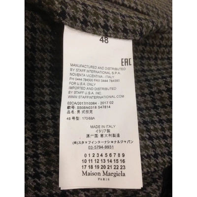Pre-owned Maison Margiela Grey Wool Jacket