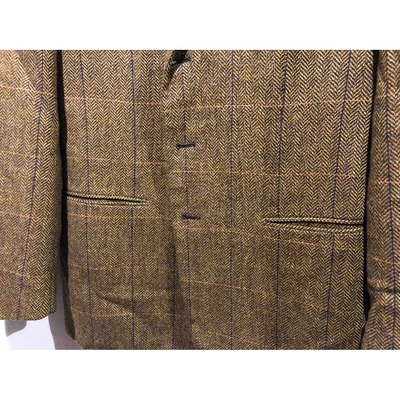 Pre-owned Pal Zileri Wool Vest In Brown