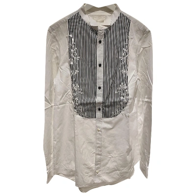 Pre-owned Alexander Mcqueen Shirt In White