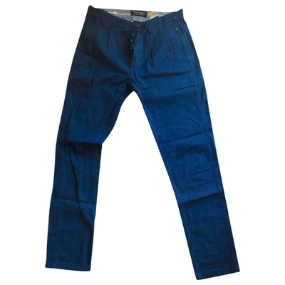 Pre-owned Scotch & Soda Blue Denim - Jeans Trousers