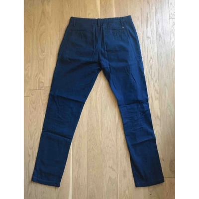 Pre-owned Scotch & Soda Blue Denim - Jeans Trousers