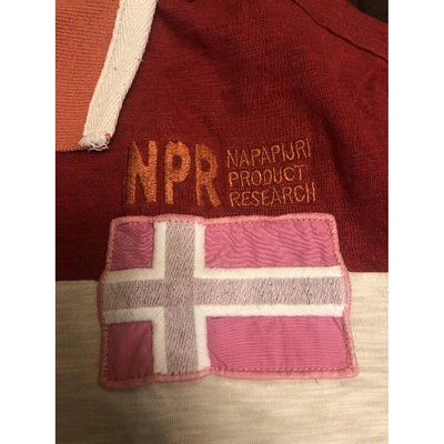 Pre-owned Napapijri Polo Shirt In Multicolour