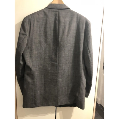 Pre-owned Balmain Wool Jacket In Grey