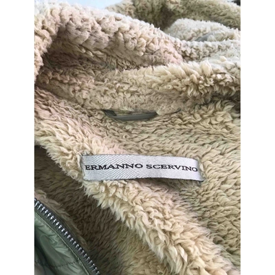 Pre-owned Ermanno Scervino Khaki Cotton Coat