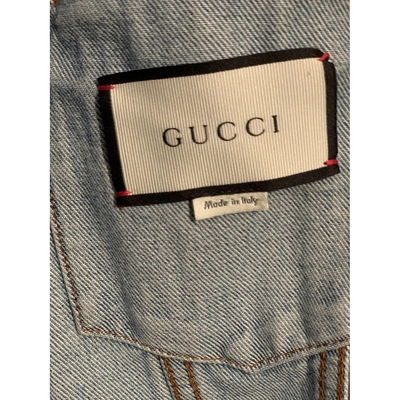 Pre-owned Gucci Jacket In Blue
