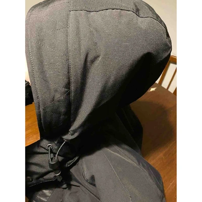 Pre-owned Canada Goose Black Synthetic Coat