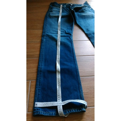 Pre-owned Levi's Straight Jeans In Blue