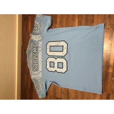 Pre-owned Supreme Blue T-shirts