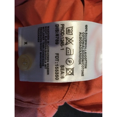 Pre-owned Hugo Boss Shirt In Orange