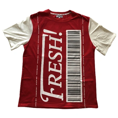Pre-owned Opening Ceremony Red Cotton T-shirt
