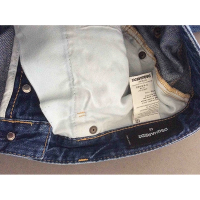 Pre-owned Dsquared2 Slim Jean In Blue