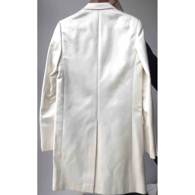 Pre-owned Dior Coat In White