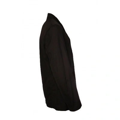 Pre-owned Jil Sander Coat In Black