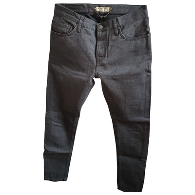 Pre-owned Burberry Slim Jean In Anthracite