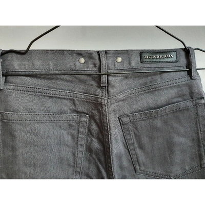 Pre-owned Burberry Slim Jean In Anthracite