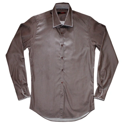 Pre-owned Emanuel Ungaro Shirt In Brown