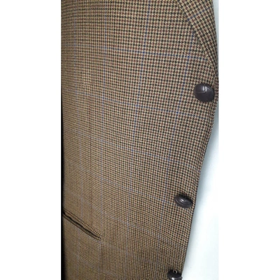 Pre-owned Canali Camel Wool Jacket