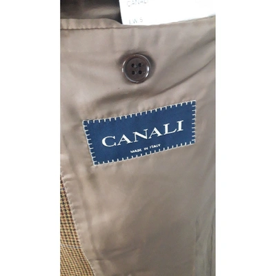 Pre-owned Canali Camel Wool Jacket