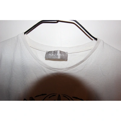 Pre-owned Azzaro White Cotton T-shirts