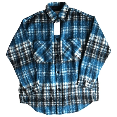 Pre-owned Faith Connexion Wool Shirt In Blue