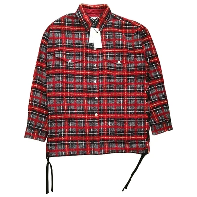 Pre-owned Faith Connexion Wool Shirt In Red