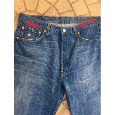 Pre-owned Levi's Straight Jeans In Blue