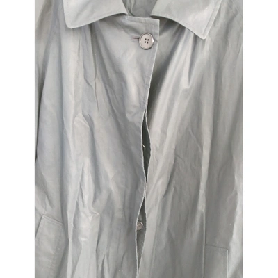 HERNO Pre-owned Trenchcoat In Blue