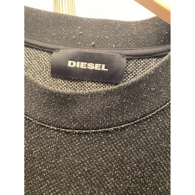 Pre-owned Diesel Black Polyester T-shirt