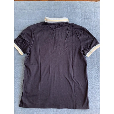 Pre-owned Prada Polo Shirt In Navy