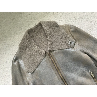 Pre-owned Paul Smith Leather Jacket In Metallic