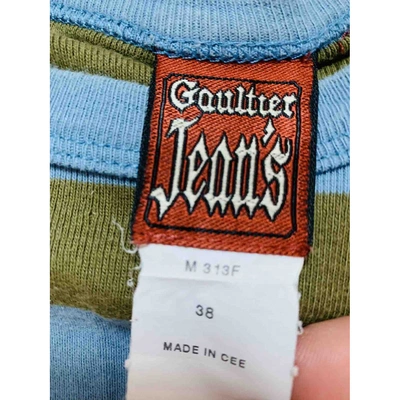 Pre-owned Jean Paul Gaultier Blue Cotton T-shirts