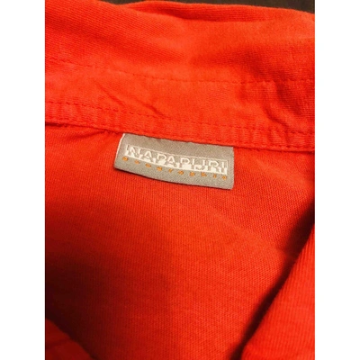 Pre-owned Napapijri Polo Shirt In Red