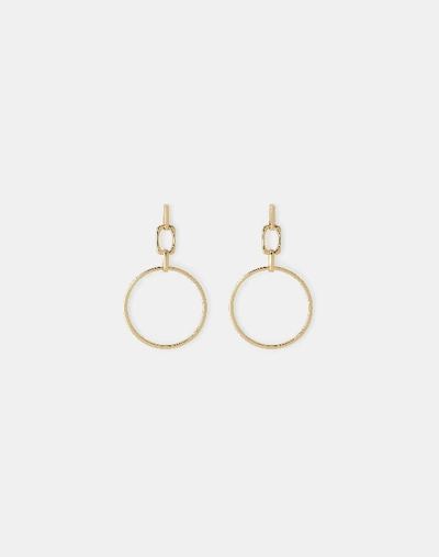 Shop Lafayette 148 Circle Link Drop Earring In Yellow