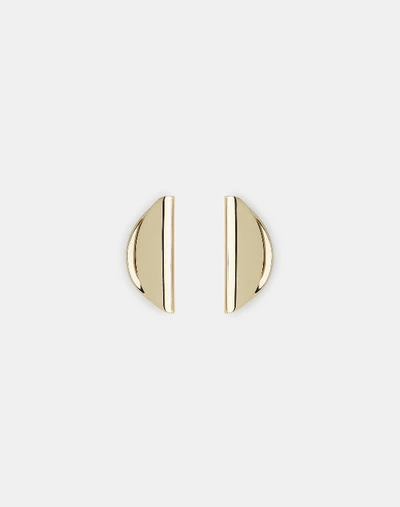 Shop Lafayette 148 Folded Semi-circle Earring In Yellow