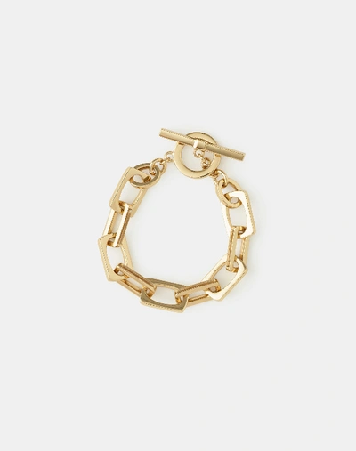 Shop Lafayette 148 Rectangle Link Bracelet In Yellow