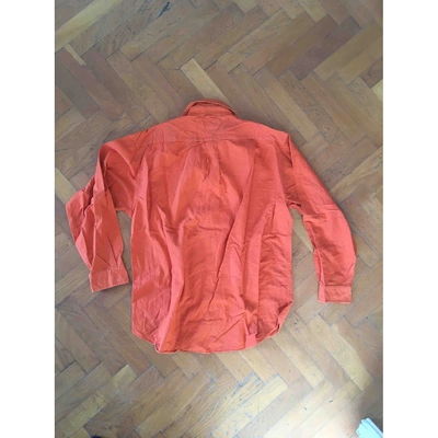Pre-owned Tommy Hilfiger Shirt In Orange